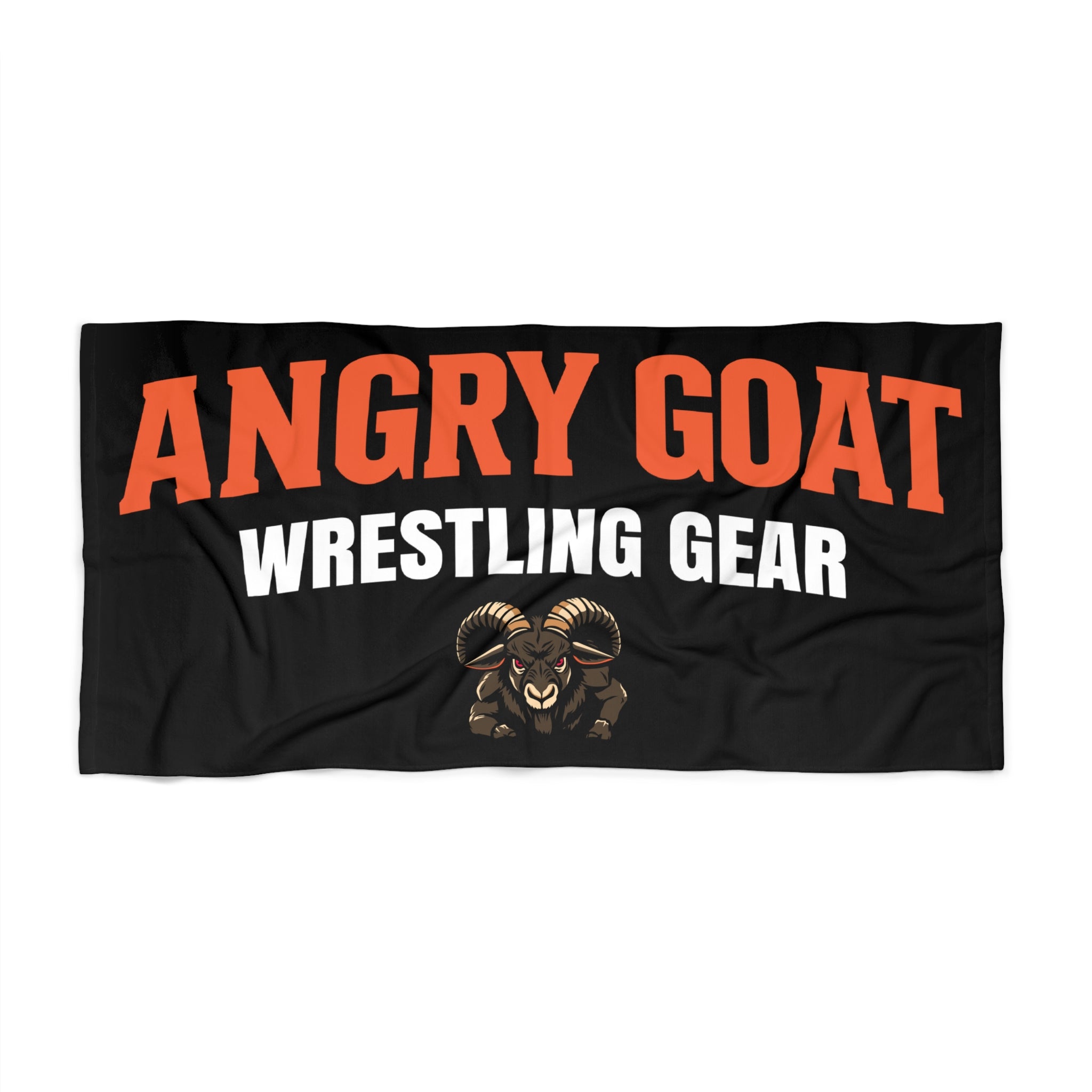 Beach Towel — Angry Goat Wrestling Gear Logo Towel